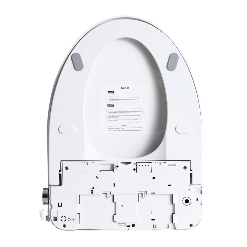 Smart bidet avec bouton latéral, réglage de la position de la nuit et de la buse pour une utilisation dans la salle de bain Siège chauffant réglable, réglage de la température de l'eau, lavage par massage