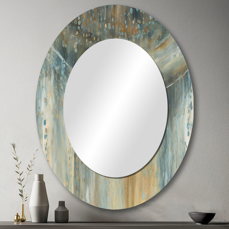 Miroir mural gris, 43 po x 33 po