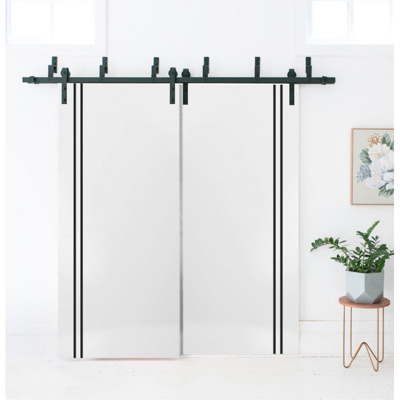 Finition en bois massif manufacturé, 24 po x 80 po, Satin blanc