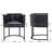 Upholstered Faux Leather Dining Chair Modern Arm Chair-2112371613-2112371608