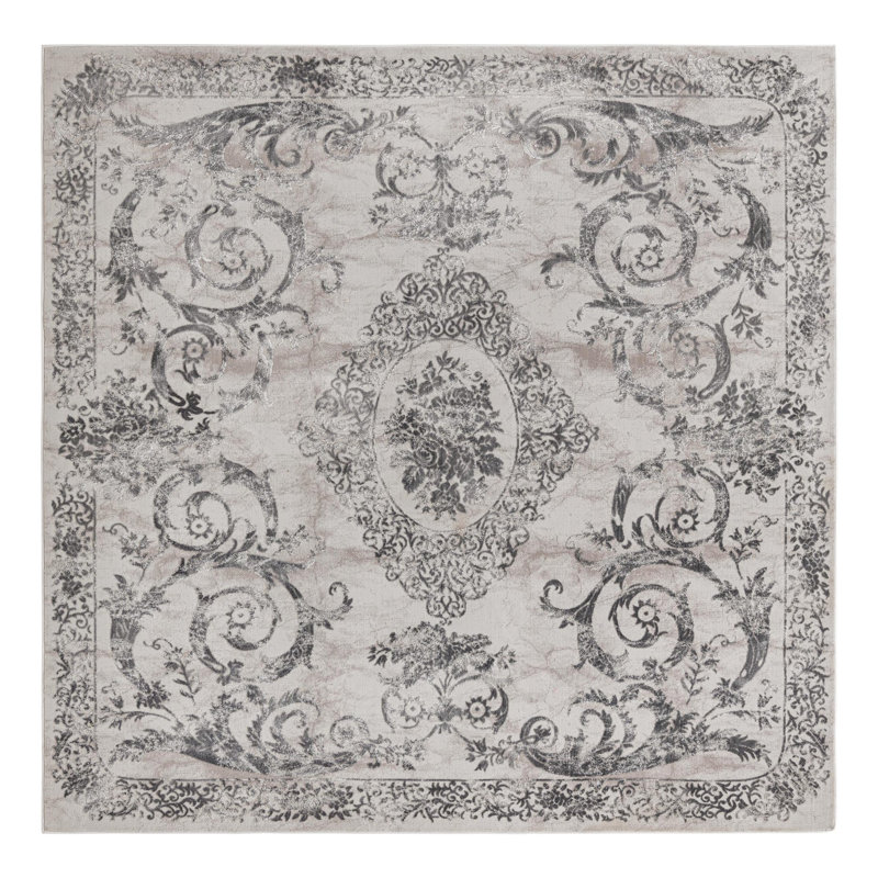 Senter Oriental Indoor Rug, Square 7'10"