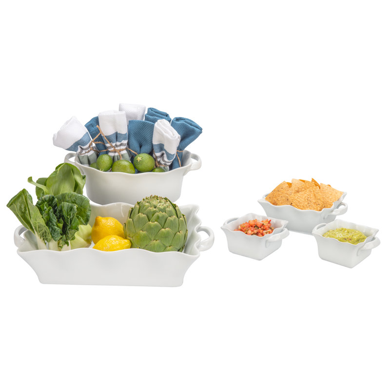 White Porcelain 15-Inch Rectangular Baking Dish