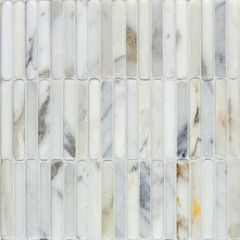 Mosaïque de marbre Calacatta