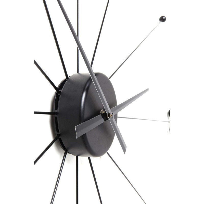 Demarie Metal Wall Clock