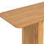 Console avec un style minimaliste moderne, coins arrondis, apparence de placage de bois naturel, stable, présentez vos collections en toute simplicité, table à assemblage rapide et simple, coins élégants-63250475-63250478