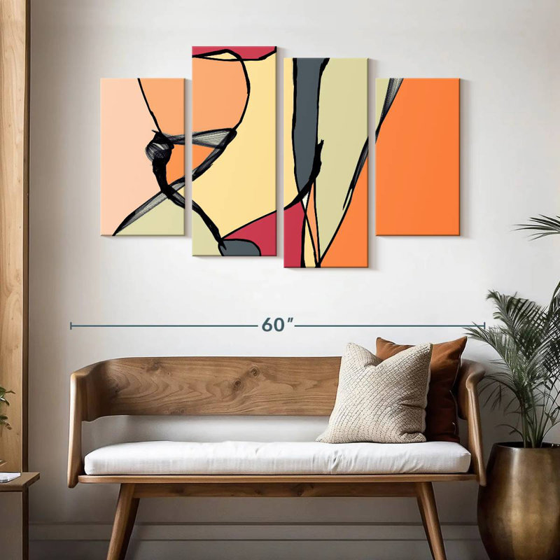 Avery Mid Century Modern Abstract I