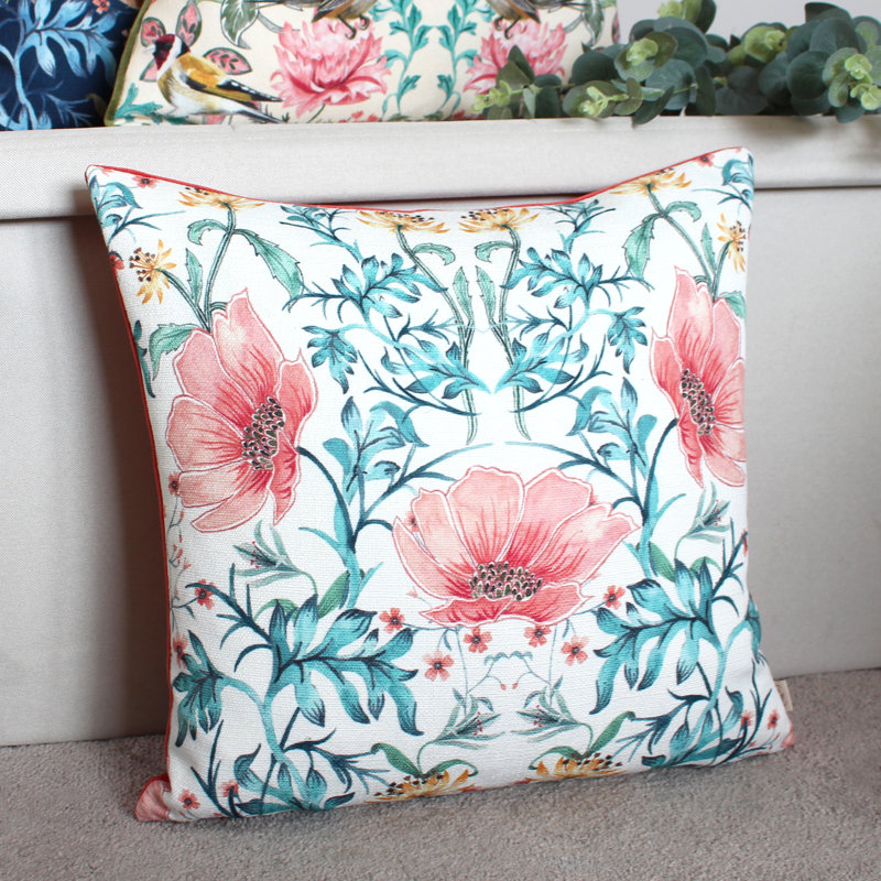 Floral Square Throw Cushion