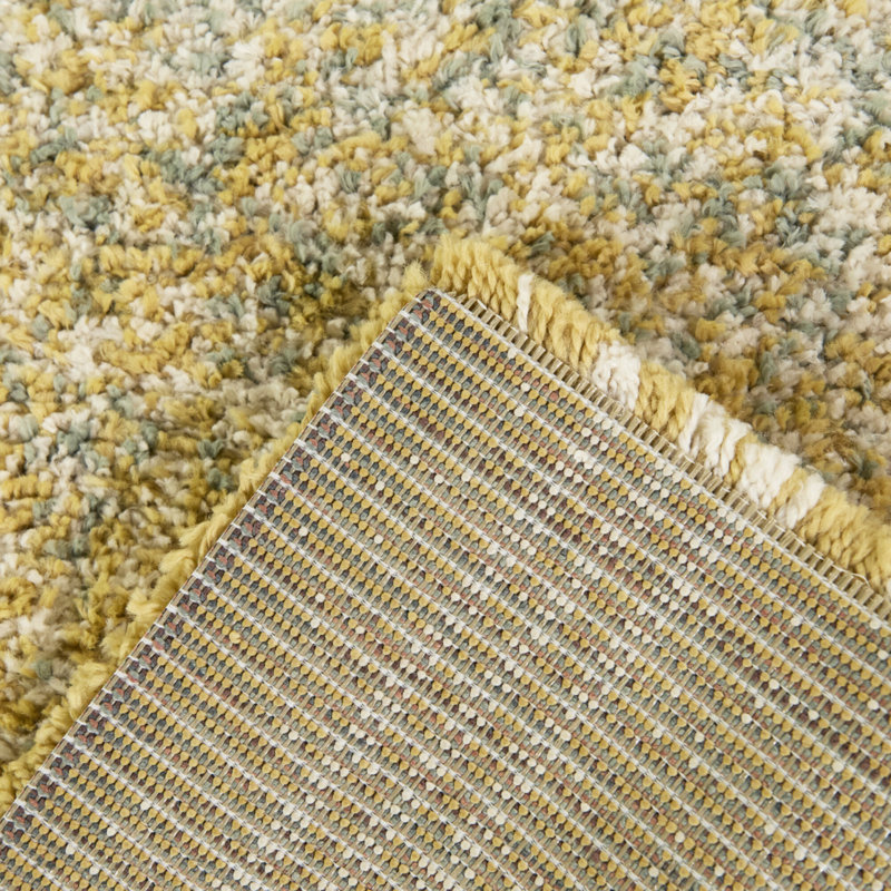Tapis à poil long gris Norrisa, Rectangle 7 pi 10 po x 10 pi