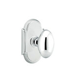 Privacy (Bed & Bath) Egg Knob with # 8 Rose
