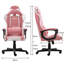 KINWELL Adjustable Reclining Ergonomic Faux Leather Swiveling PC & Racing Game Chair