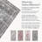 Williston Forge Grey Machine Washable Area Rug – Soft, Durable, Non-Slip, Stain Resistant, Eco-Friendly GRS Certified, Perfect for Bedroom, Living & Dining Rooms-577337454