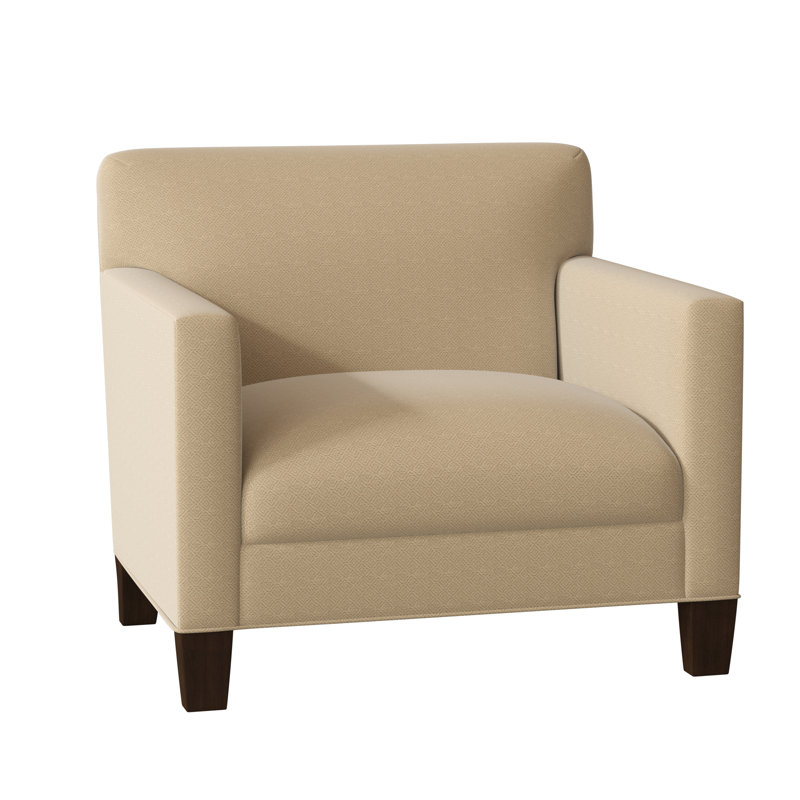 Fauteuil large de 36 po Bleeker, gris, Café