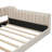 Full XL Size Upholstery Daybed and Side Storage pocket-426034263-426034265