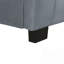 Lit plateforme tapissier en velours avec couchette Modern-890301388