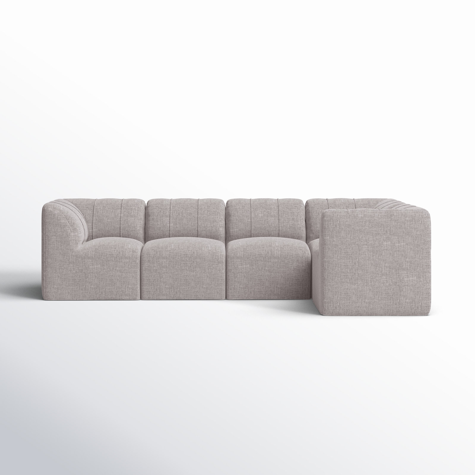 Praia 102" Sunbrella® Modular Outdoor Sofa, Cast Silver Sunbrella®