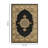 Classic GC_VIN5010 Black 5 Ft. 3 In. X 7 Ft. 3 In. Area Rug-189216149