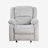 Izak 35" Transitional Glider Chenille Fabric Reclining Chair with Gentle Gliding Motion & Tab Pull Recline-2136921884
