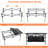 Shelbe Rectangular Yes Outdoor Camping Table , 37.2 " W 21.7 " D