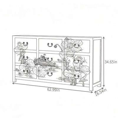 Painted Simple Sideboard