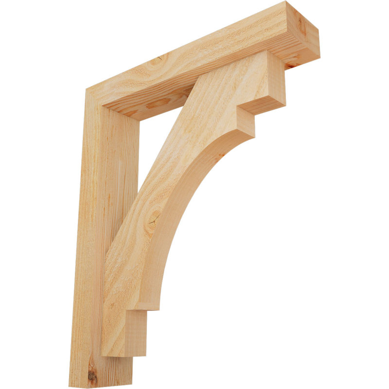Support Merced Block avec support décalé, 22 X 18, Sapin Douglas de l 4 po (scié brut)