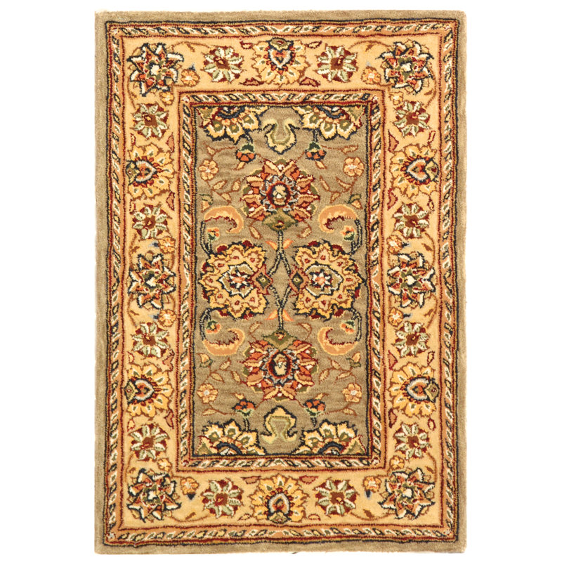 Persian Court Silk & Wool Pile Rug, 2' x 3'