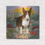  «Bull Terrier» par Gale Pitt, art mural en métal, 24 po x 24 po-212887225