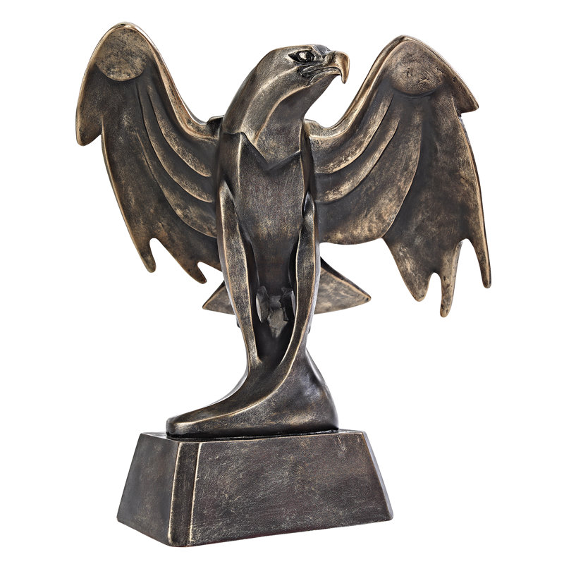 Forging Strength Art Deco Eagle Figurine
