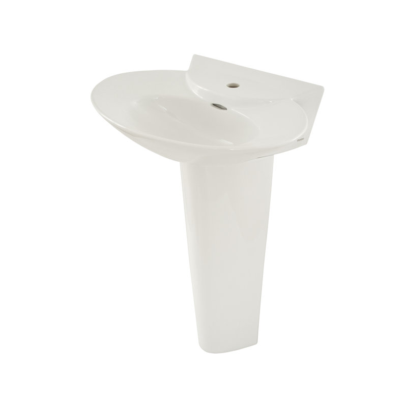 Pacifica 35" piédestal lavabo avec trop plein