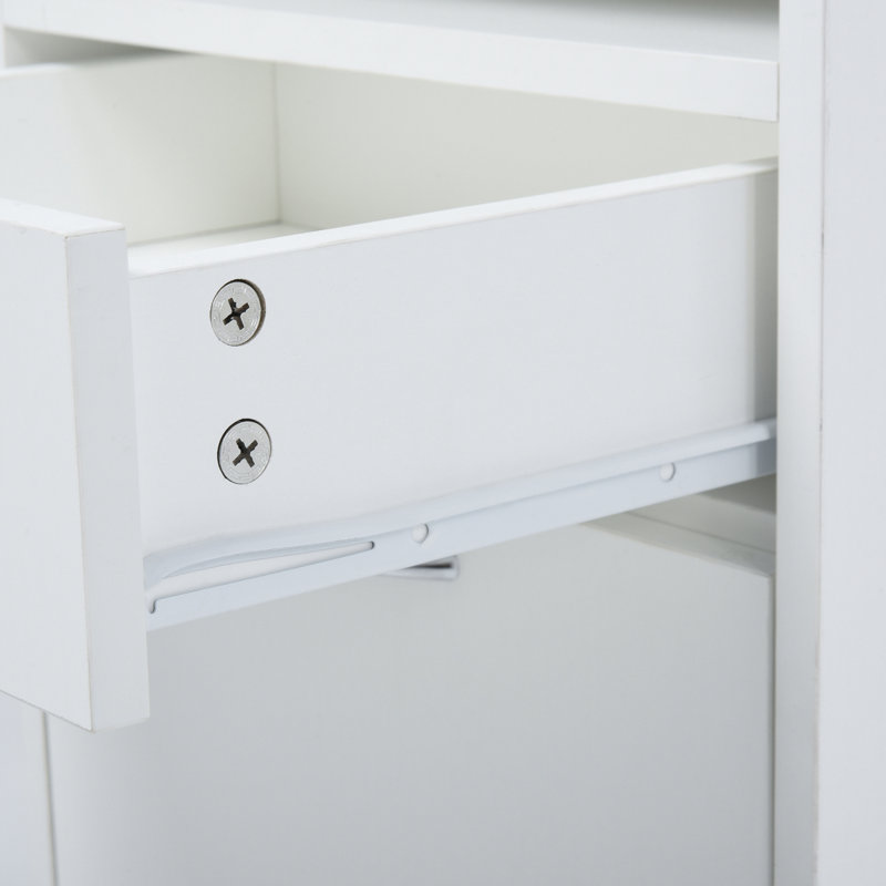Moawia Accent Cabinet, White