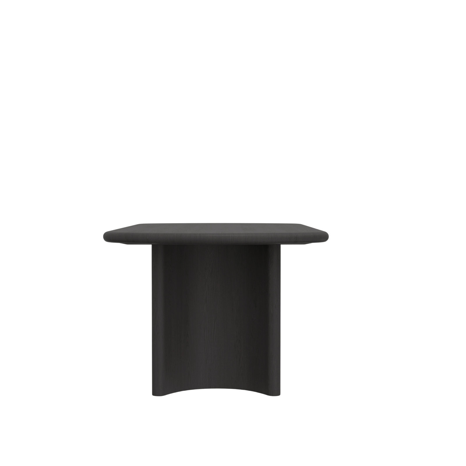 Circa 84" Curved Leg Dining Table, Black