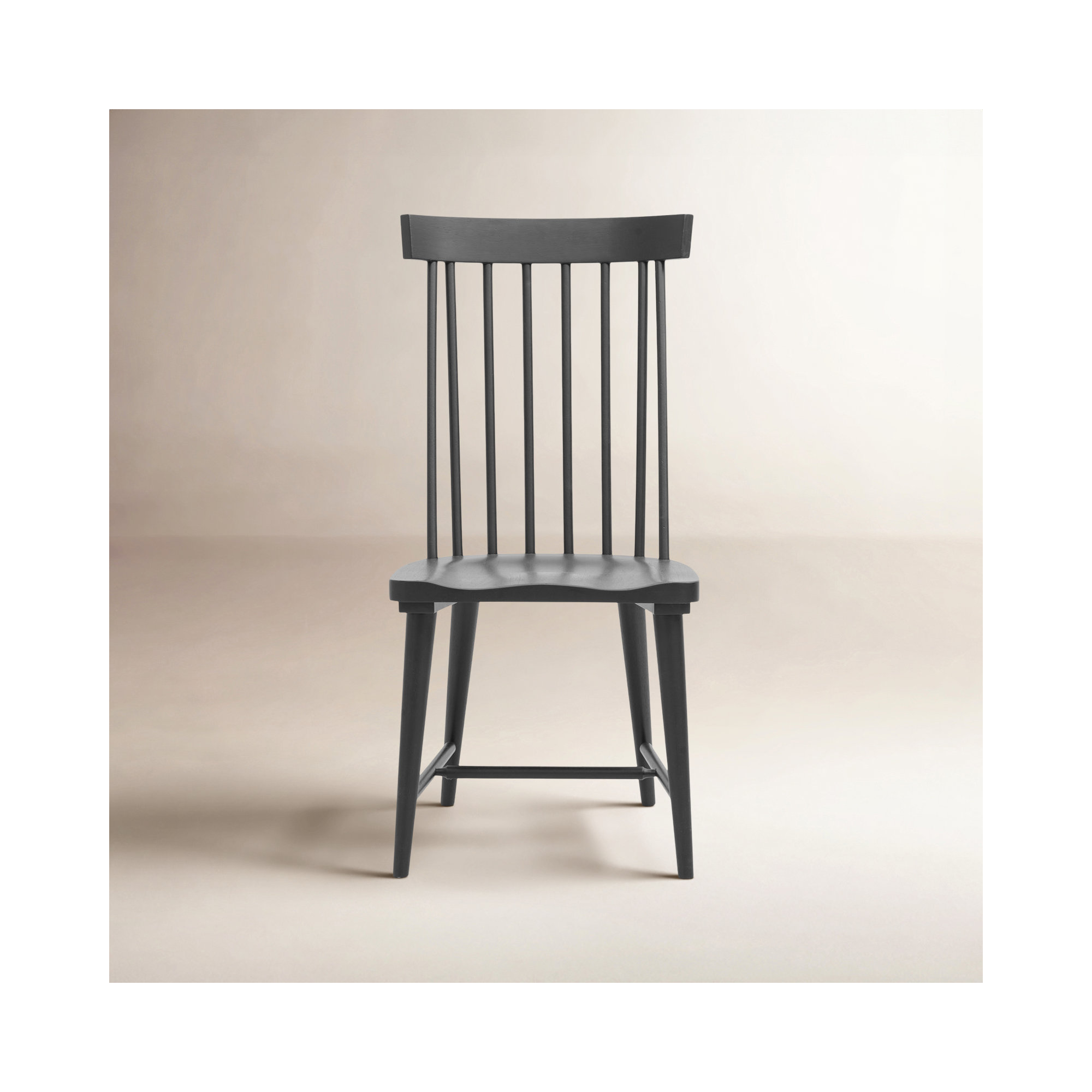 Mya Windsor Dining Chair, Gray