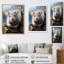 «White Cute Rodent Portrait II», reproduction sur toile-91391024-91391022