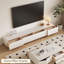 Meuble télé moderne en bois manufacturé beige-890110407