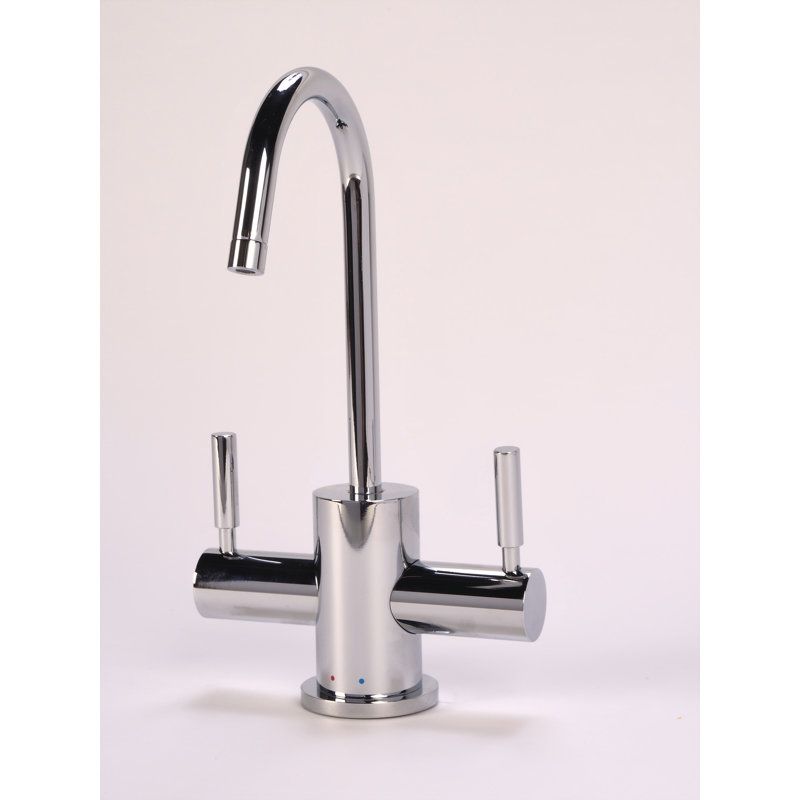 Distributeur d’eau chaude et froide c-bec filtrant, Chrome