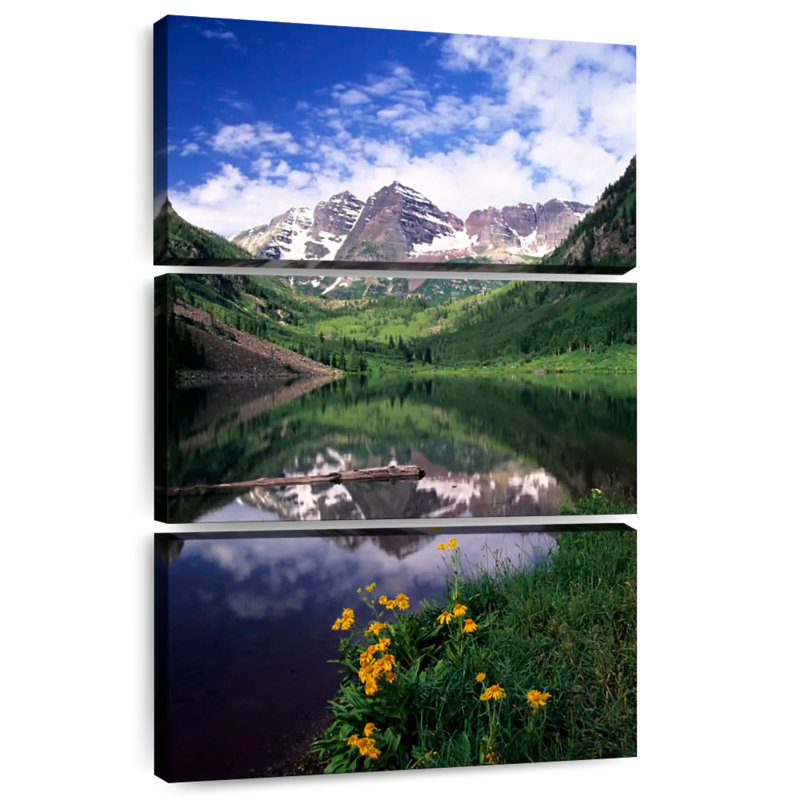 Alvord Exploring The Maroon Bells, 32" H x 20" W