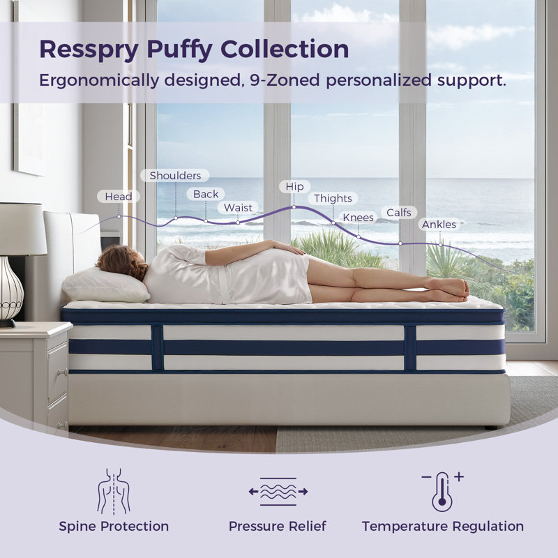 Puffy Collection Resspry Mattress, Small Double (4')