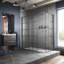 Framed Wet Room Glass Screens with Pattern Glass-35776471