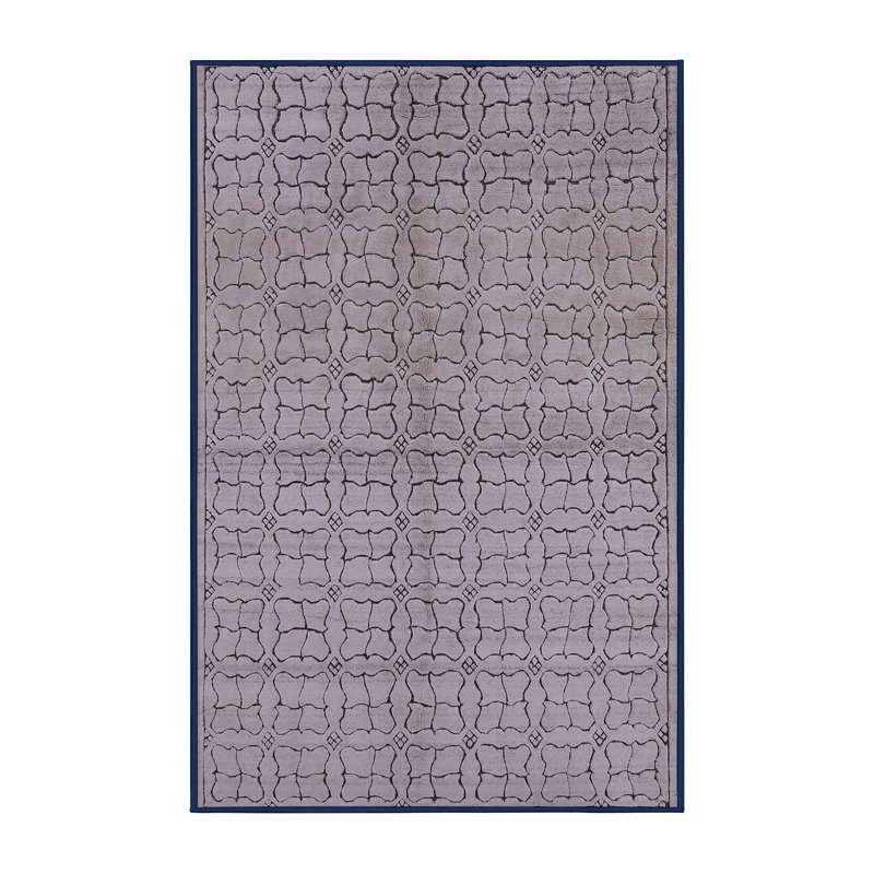 Tapis marocain tissé à la machine Reeside, Rectangle de 2 pi x 3 pi