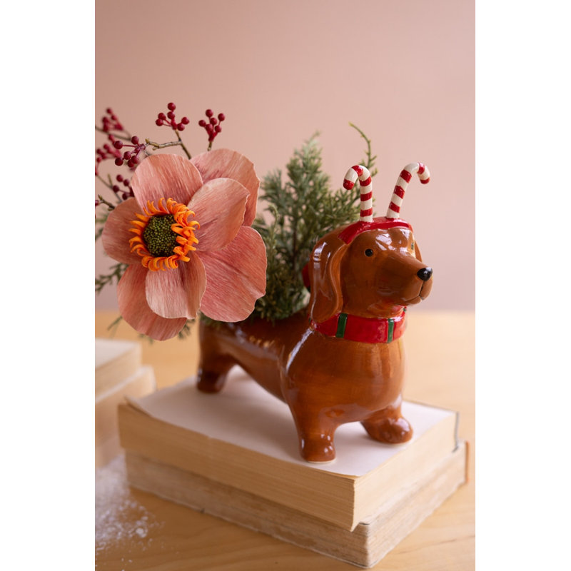 POT DE FLEURS EN CÉRAMIQUE - CANDY CANNE