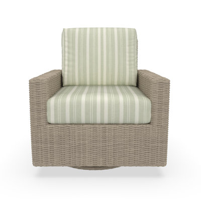 Outdoor Swivel Chair With Sunbrella Cushions