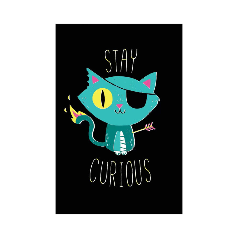 Stay Curious by Michael Buxton - Wrapped Canvas Print, 20.32 cm H x 30.48 cm W