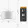 Plug in Pendant Light, 15FT White Cord Hanging Lights with Plug in Cord, Hanging Light