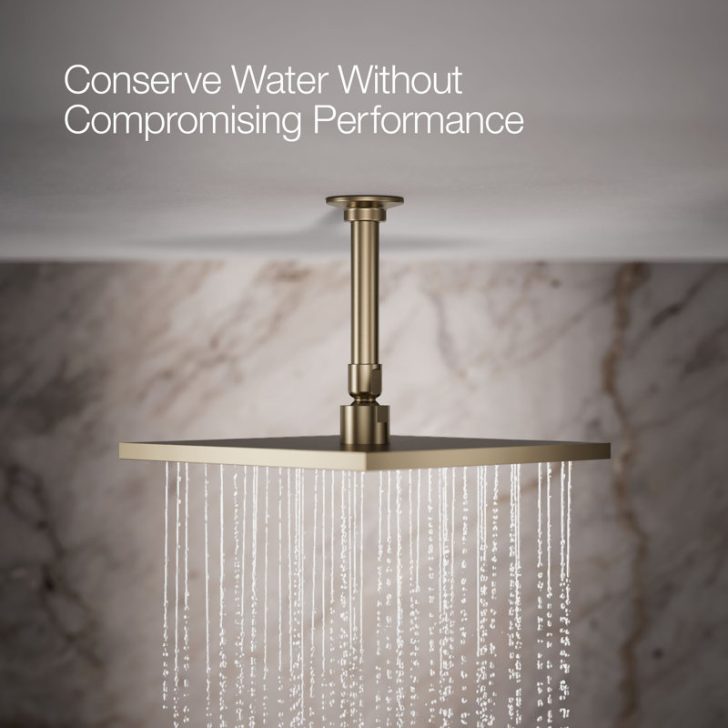 Rain Shower Head, Vibrant Brushed Bronze