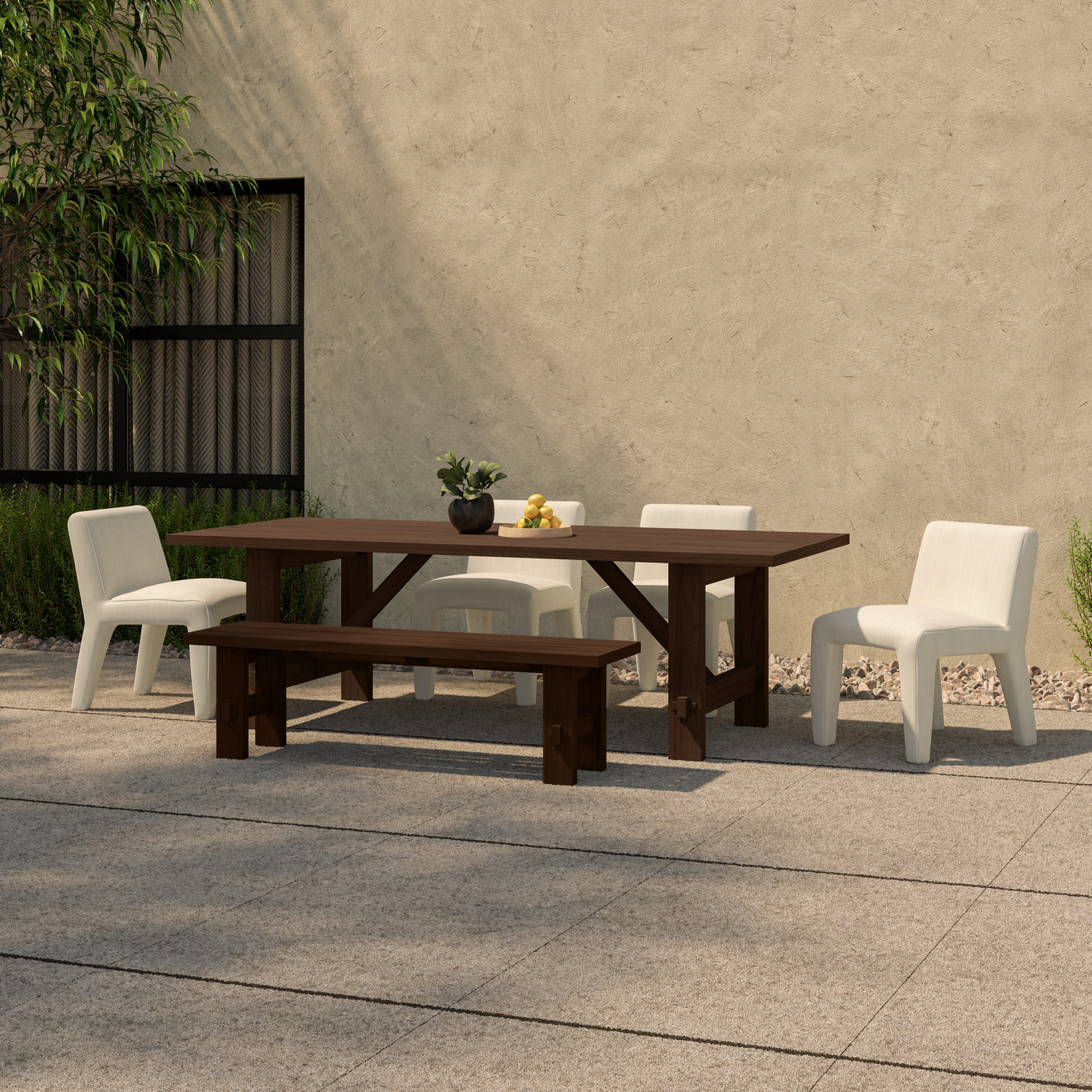64'' Teak Outdoor Bench
