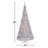 Silver 7.5' Pre-Lit Pine Christmas Tree
