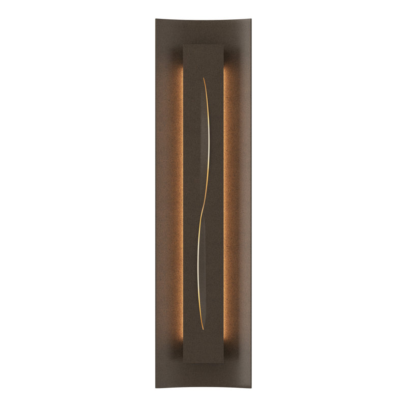 Gallery Dimmable 8 Lbs Flush Mount Scone, Bronze, Red
