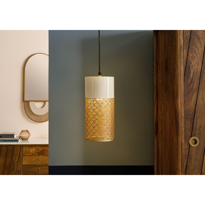 LOS ANGELES 1 - Light Gold Pendant