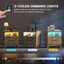 Bedside Table with Built-In Outlets and Motion Sensor Led Light-648995368