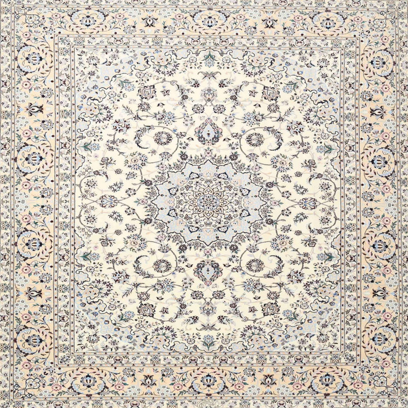 Oriental Indoor Rug, Square 4'