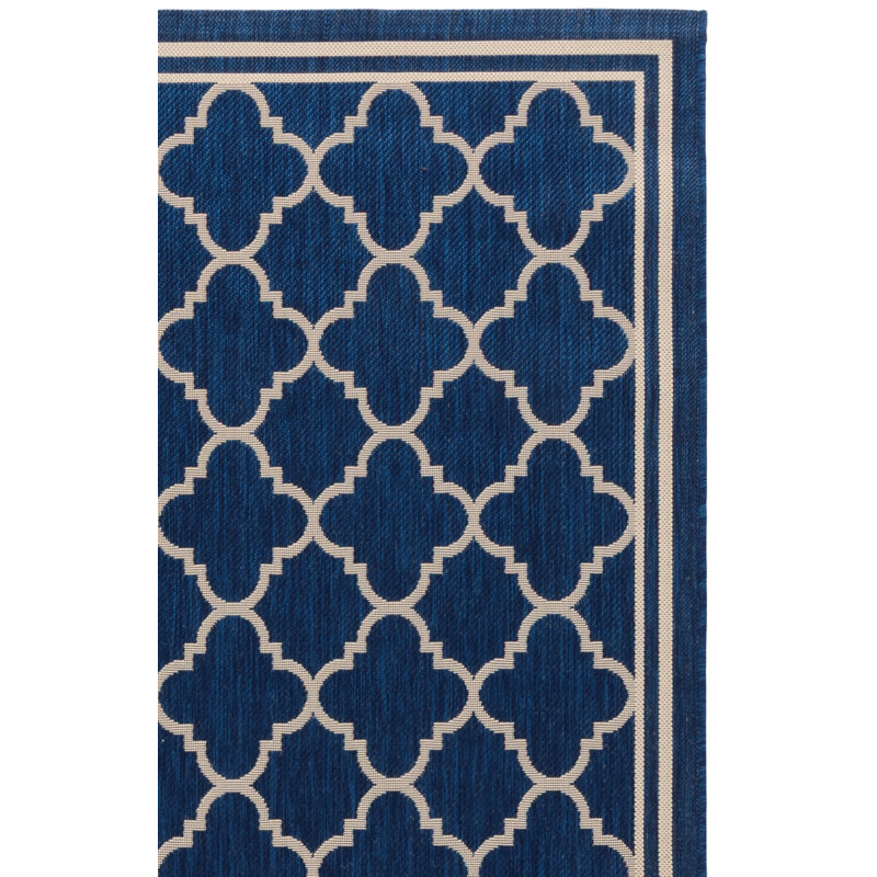 Herefordshire Performance Geometric Indoor/Outdoor Area Rug, Rectangle 2'7" x 5'